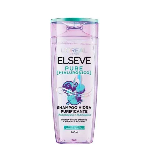 Shampoo Elseve Pure Hialurônico Hidra Purificante 200ml