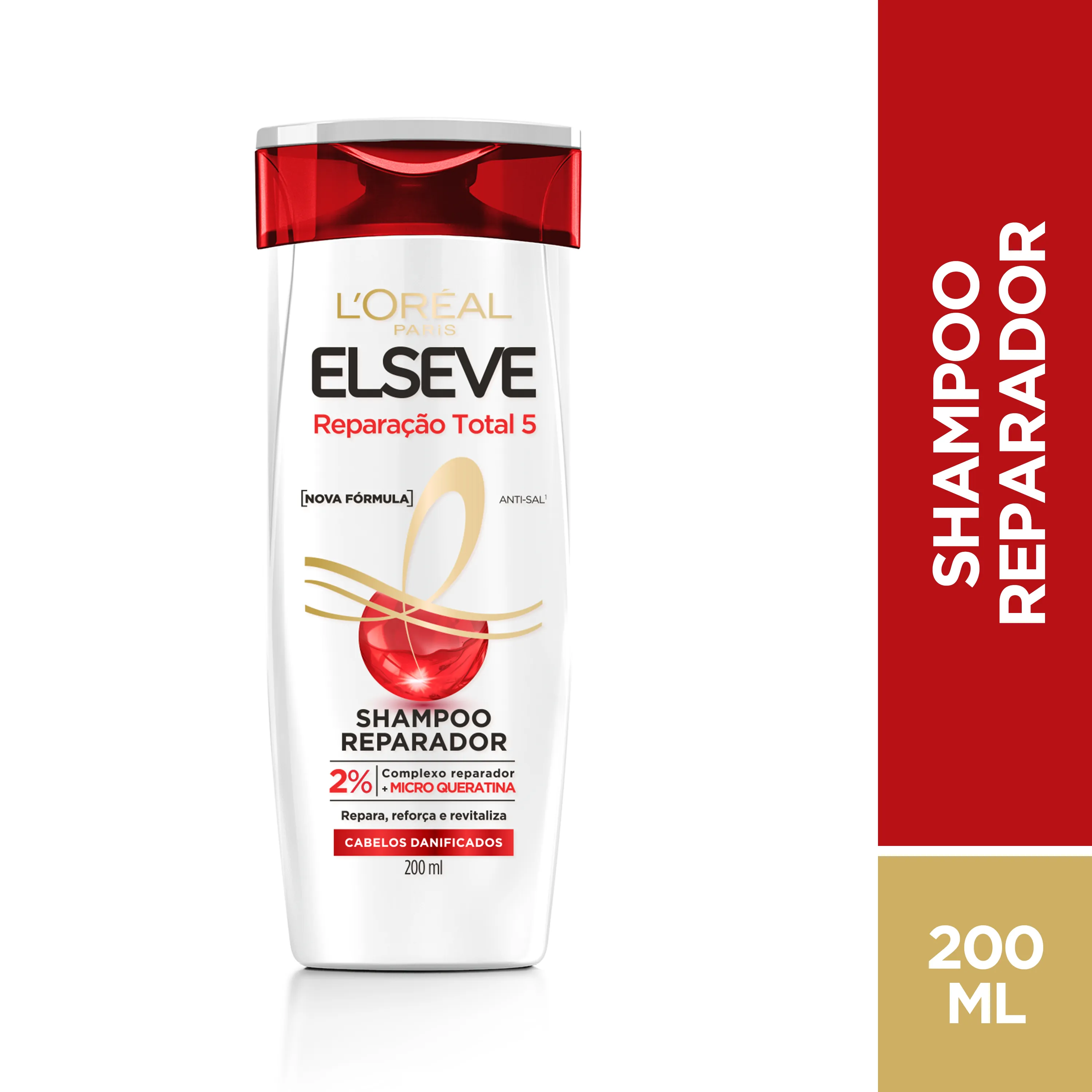 Shampoo Elseve Reparação Total 5 Reparador 200ml