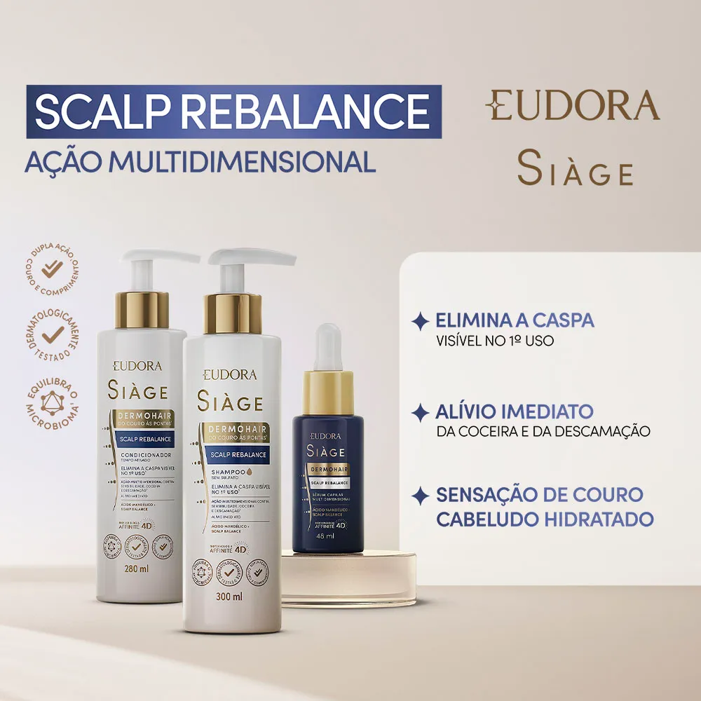 Shampoo Eudora Siàge DermoHair Scalp Rebalance 300ml — foto 4