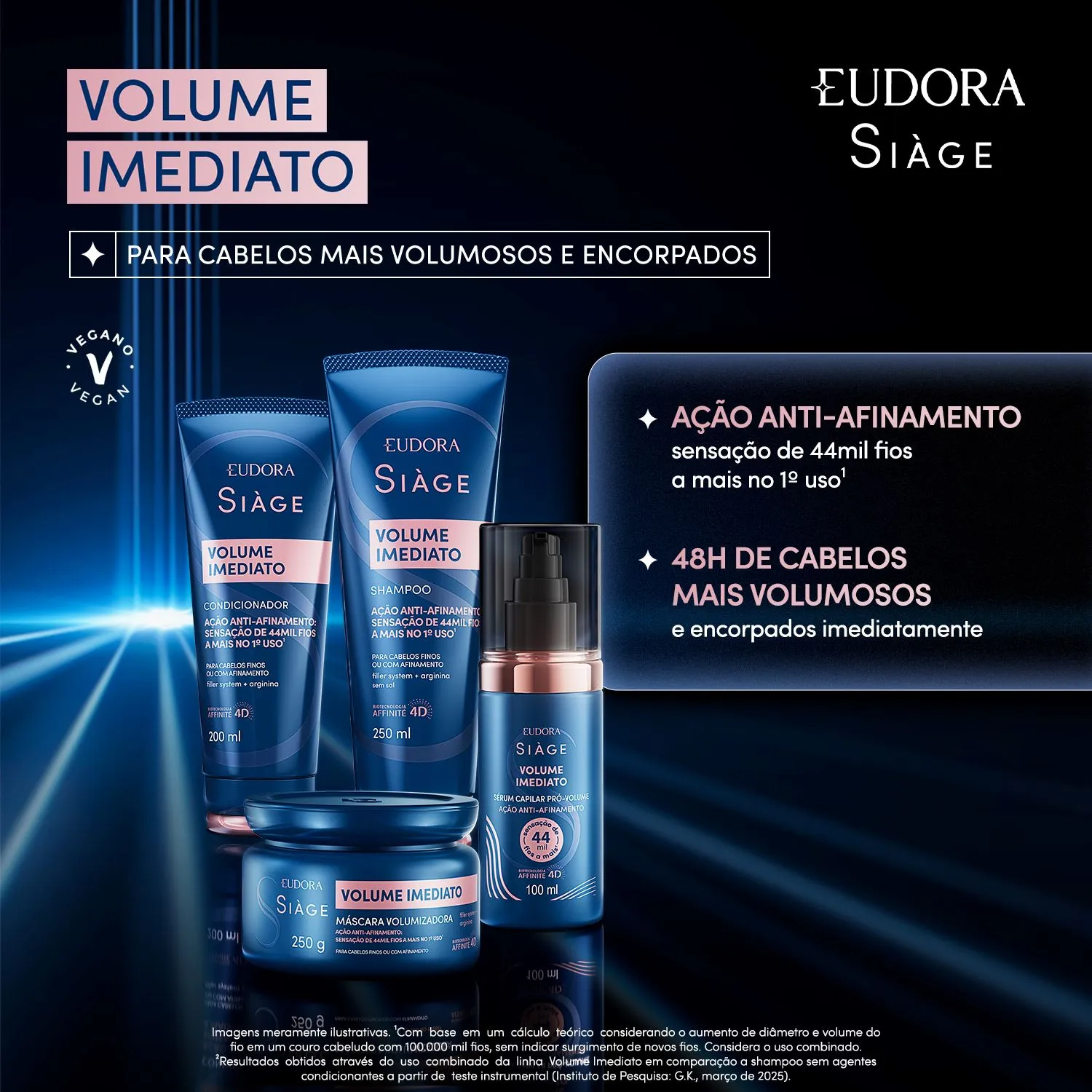 Shampoo Eudora Siàge Volume Imediato 250ml — foto 4