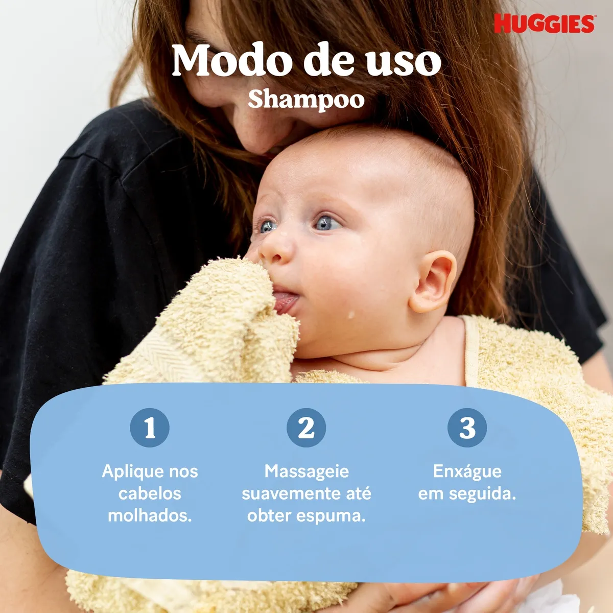 Shampoo Huggies Extra Suave para Bebê Hipoalergênico 200ml — foto 3