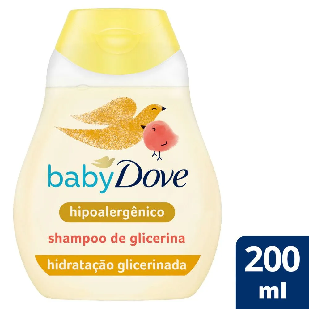Shampoo Infantil Baby Dove Hidratação Glicerinada 200ml
