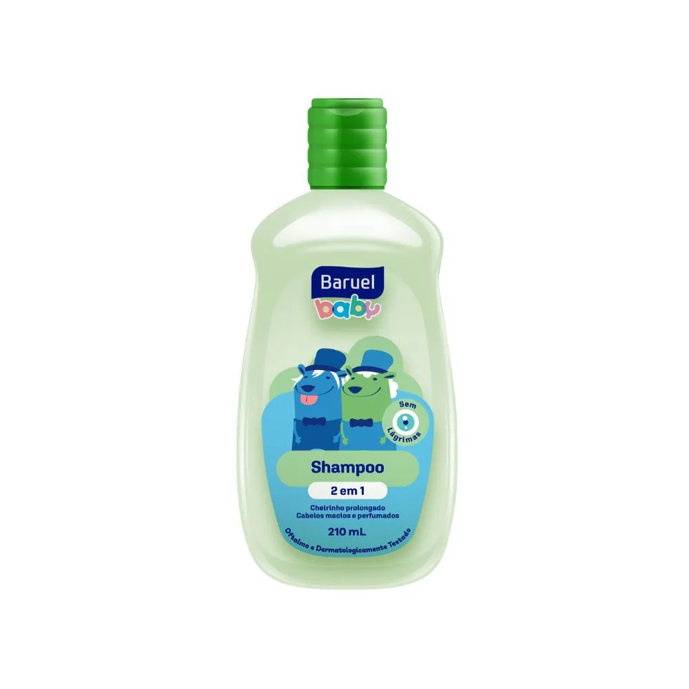 Shampoo Infantil Baruel Baby 2 em 1 210ml