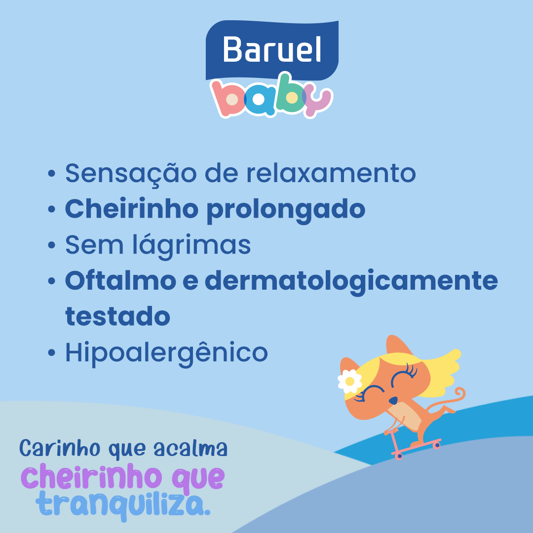 Shampoo Infantil Baruel Baby Camomila 210ml — foto 2