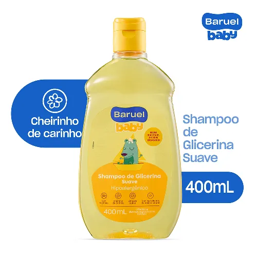 Shampoo Infantil Baruel Baby Suave 400ml