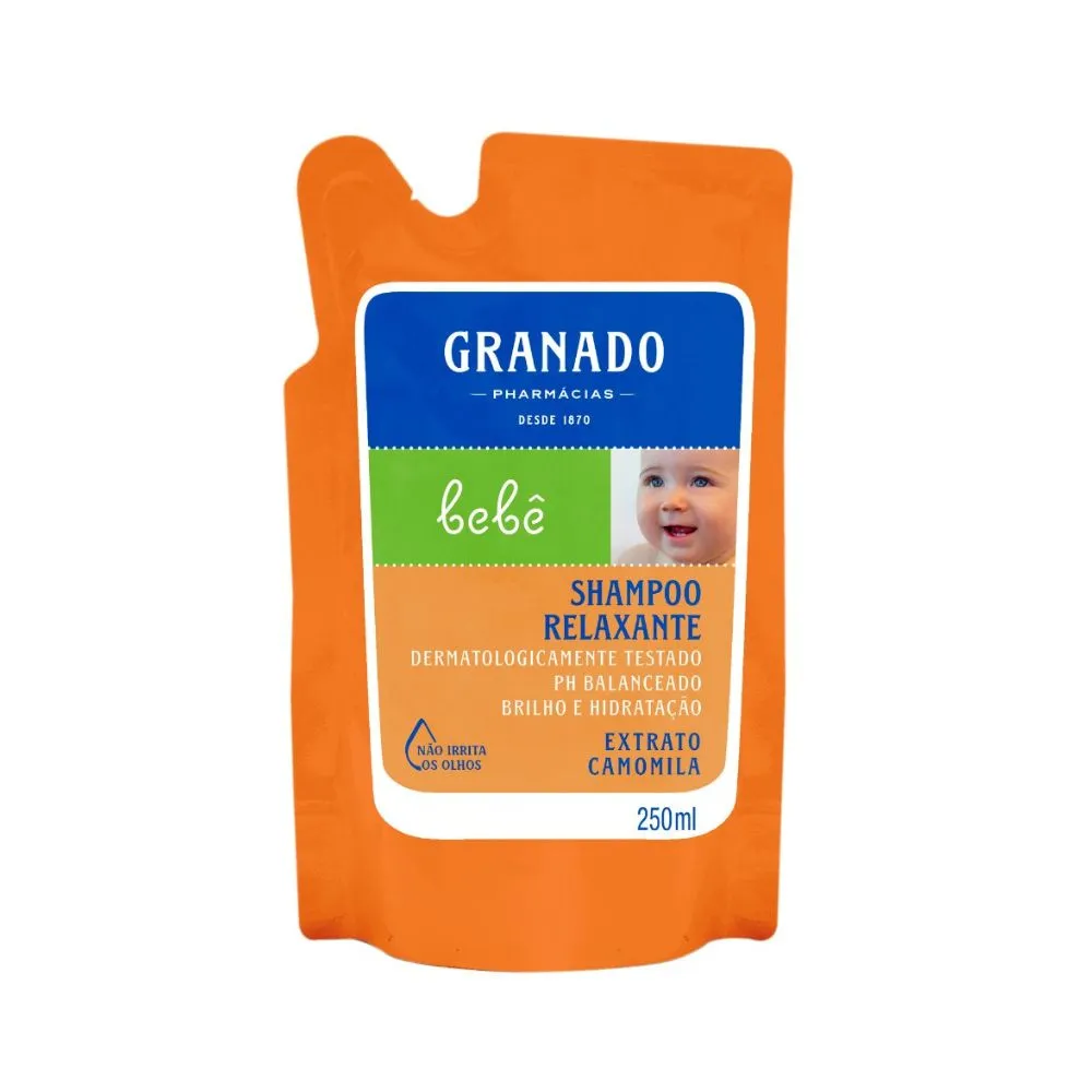 Shampoo Infantil Granado Bebê Camomila Refil 250ml
