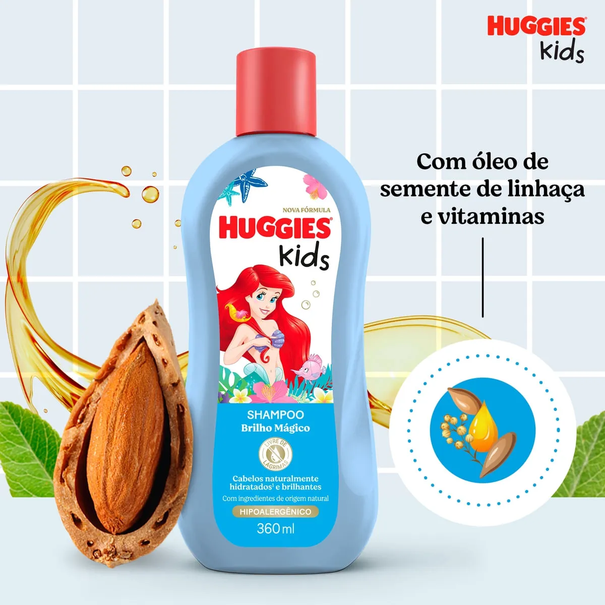 Shampoo Infantil Huggies Kids Brilho Mágico 360ml — foto 4