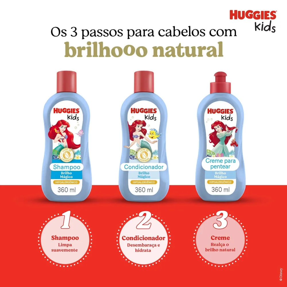 Shampoo Infantil Huggies Kids Brilho Mágico 360ml — foto 8