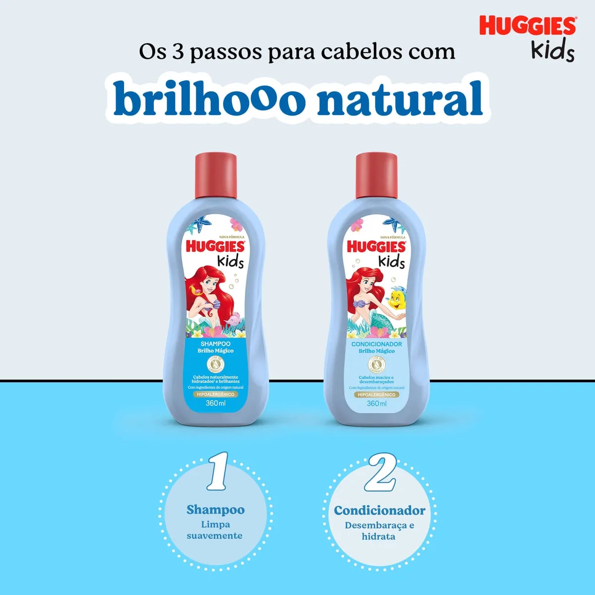 Shampoo Infantil Huggies Kids Brilho Mágico 360ml — foto 6