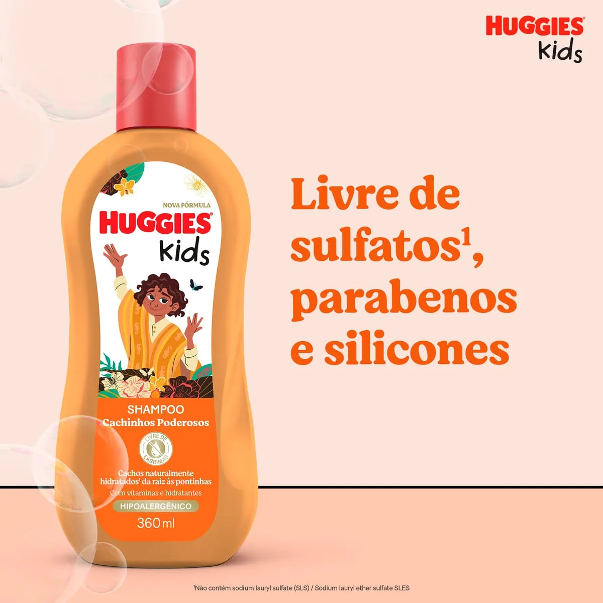 Shampoo Infantil Huggies Kids Cachinhos Poderosos 360ml — foto 7