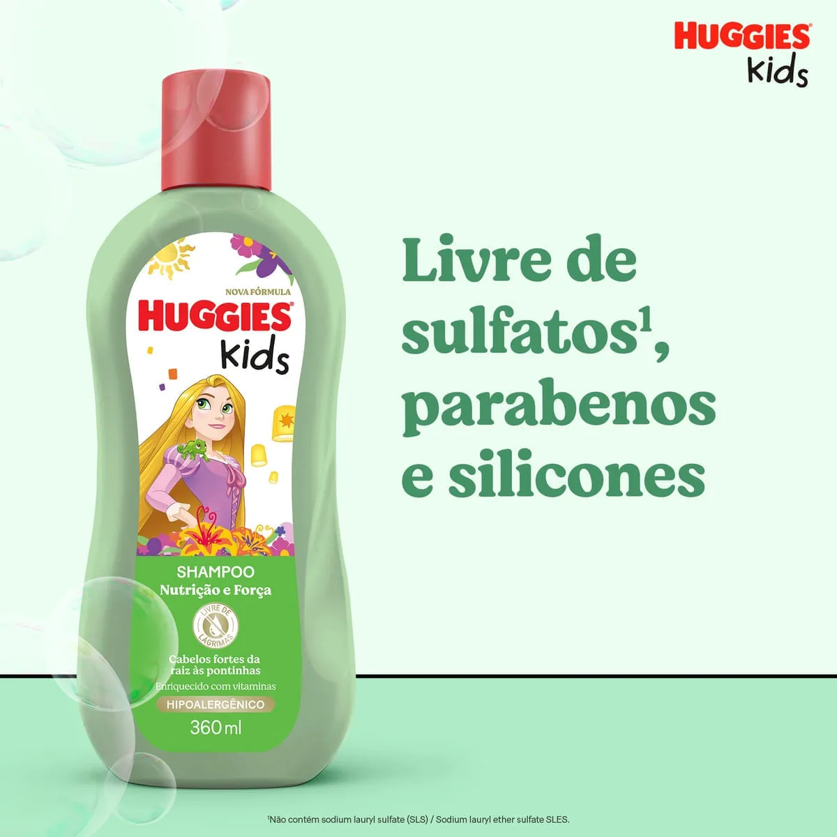 Shampoo Infantil Huggies Kids Nutrição e Força 360ml — foto 6