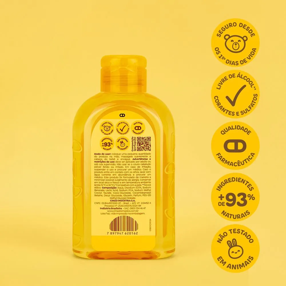 Shampoo Infantil João e Maria Bebê Glicerina 200ml — foto 4