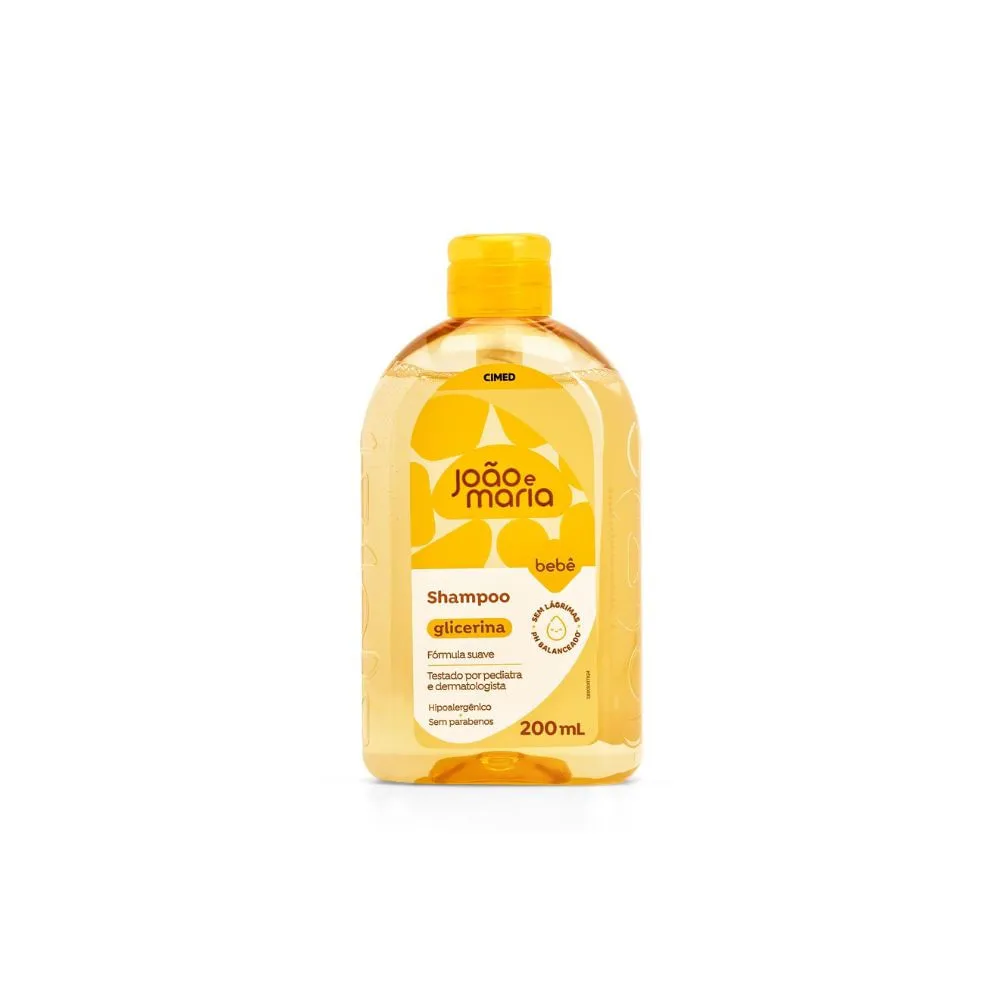 Shampoo Infantil João e Maria Bebê Glicerina 200ml
