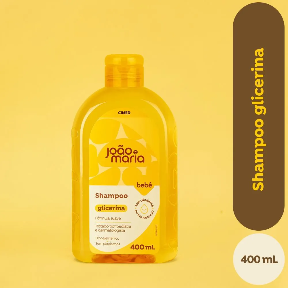 Shampoo Infantil João e Maria Bebê Glicerina 400ml — foto 2