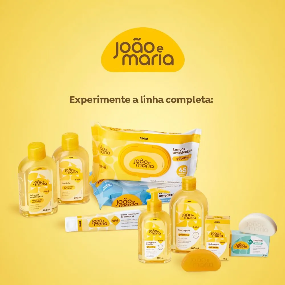 Shampoo Infantil João e Maria Bebê Glicerina 400ml — foto 6