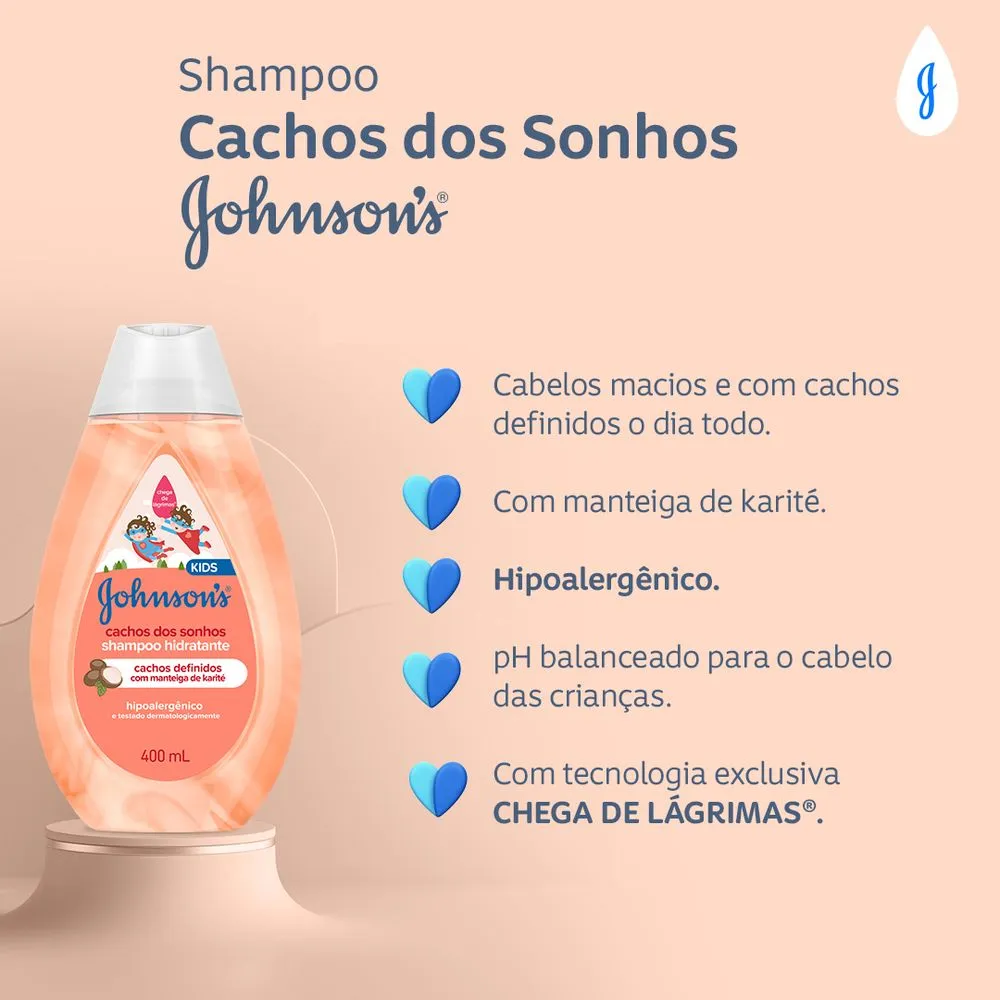 Shampoo Infantil Johnson's Baby Cachos dos Sonhos 200ml — foto 6