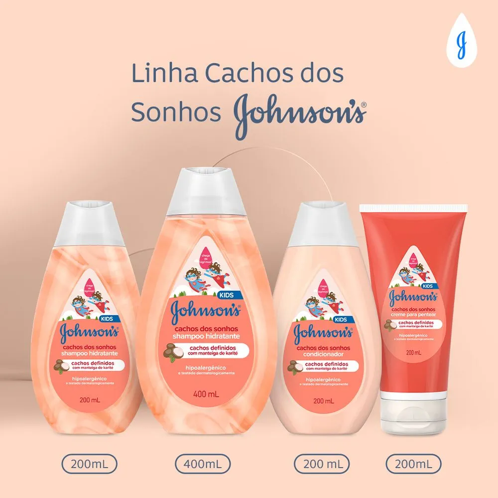 Shampoo Infantil Johnson's Baby Cachos dos Sonhos 200ml — foto 7