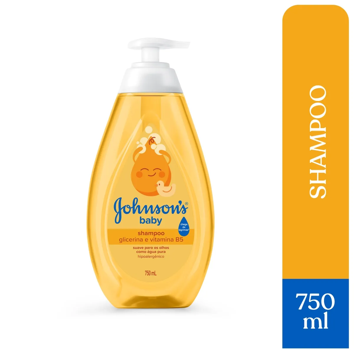 Shampoo Infantil Johnson's Baby Chega de Lágrimas Glicerina 750ml