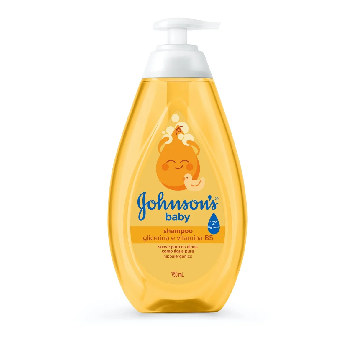 Shampoo Infantil Johnson's Baby Chega de Lágrimas Glicerina 750ml — foto 2