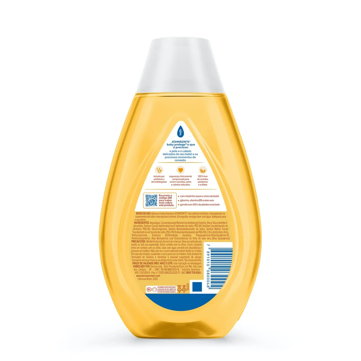 Shampoo Infantil Johnson's Baby Chega de Lágrimas Regular 400ml — foto 3