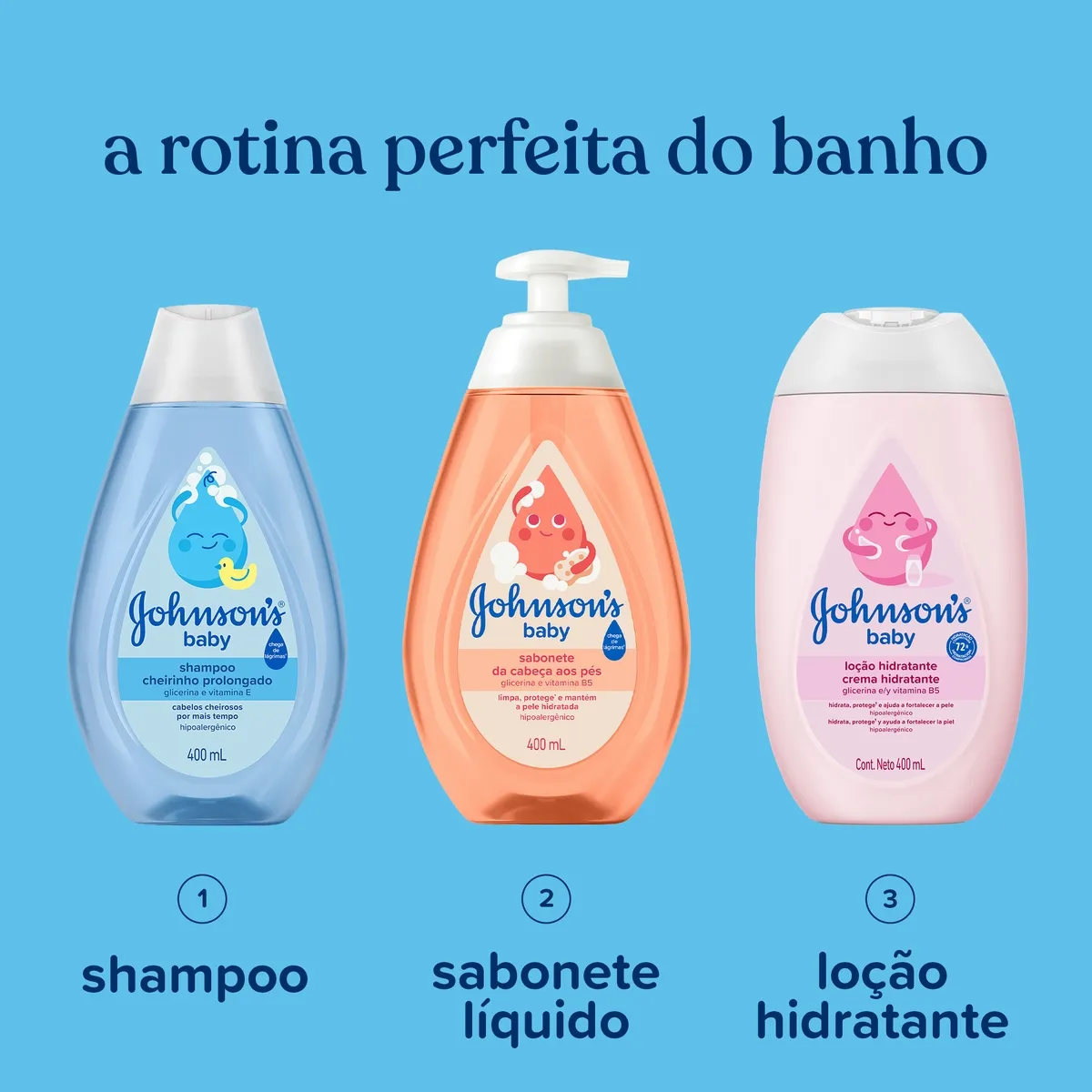 Shampoo Infantil Johnson's Baby Cheirinho Prolongado 400ml — foto 6