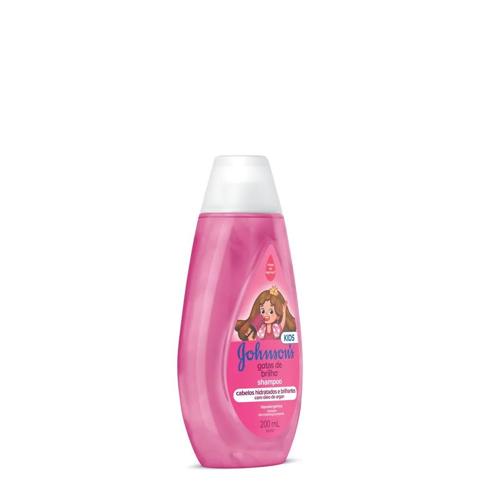Shampoo Infantil Johnson's Baby Gotas de Brilho 200ml — foto 2