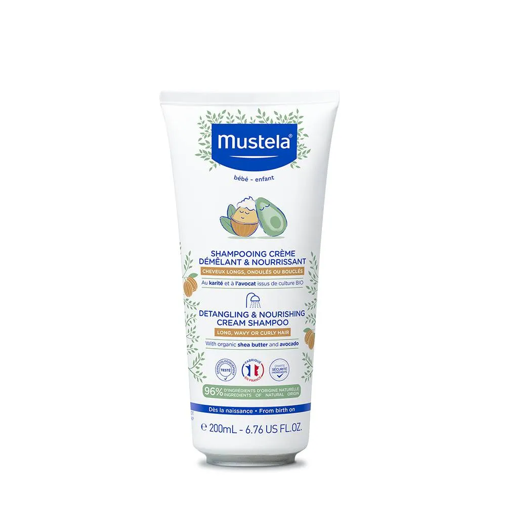 Shampoo Infantil Mustela Cachos Desembaraçados 200ml