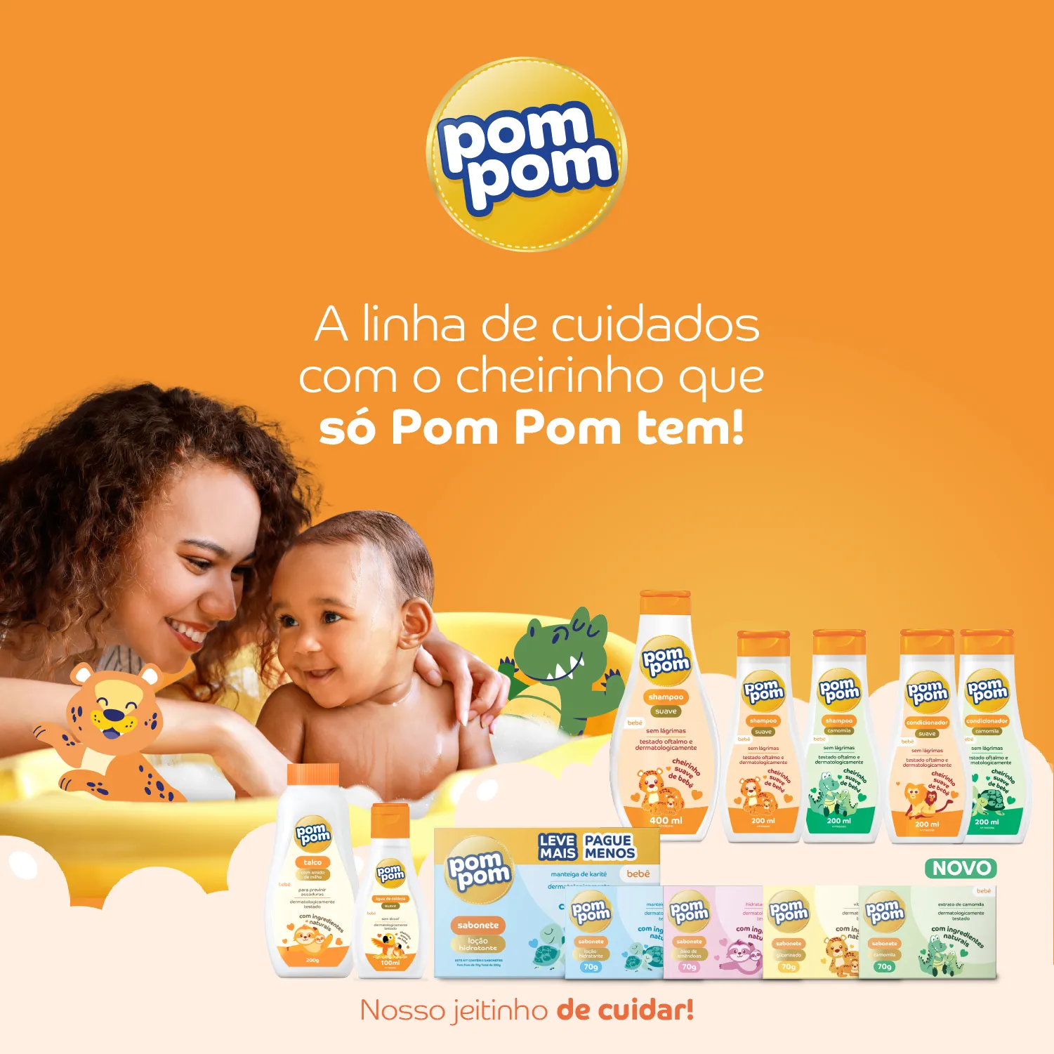 Shampoo Infantil Pom Pom Camomila 200ml — foto 5