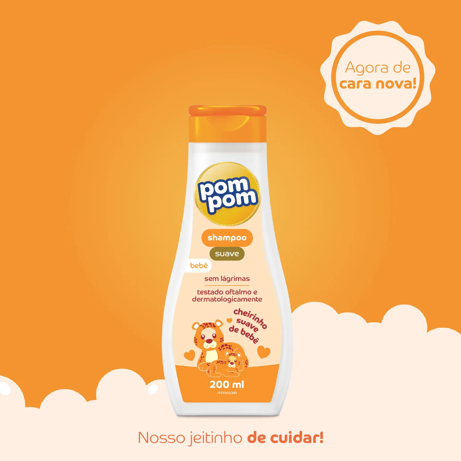 Shampoo Infantil Pom Pom Suave 200ml — foto 2