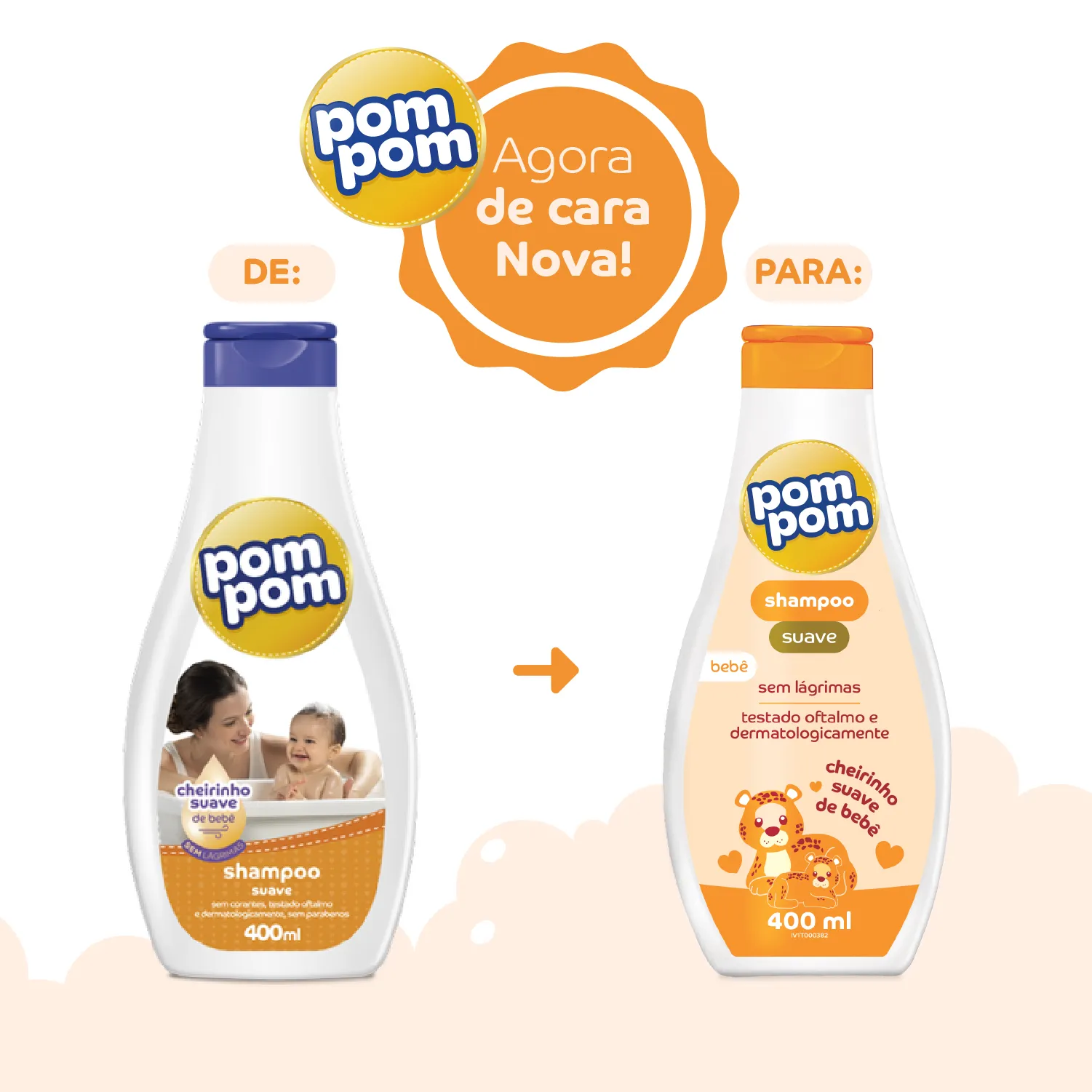 Shampoo Infantil Pom Pom Suave 400ml — foto 4