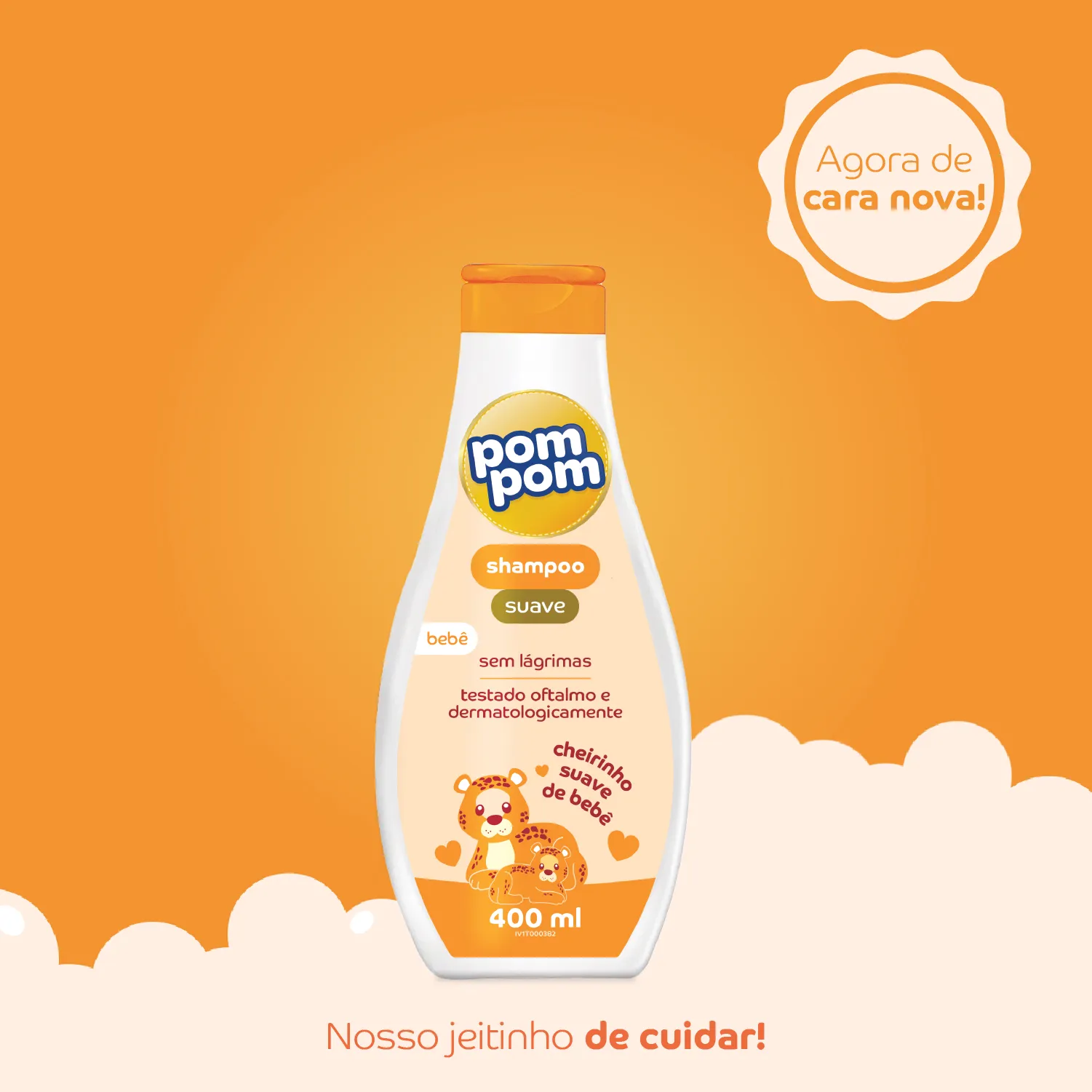 Shampoo Infantil Pom Pom Suave 400ml — foto 2