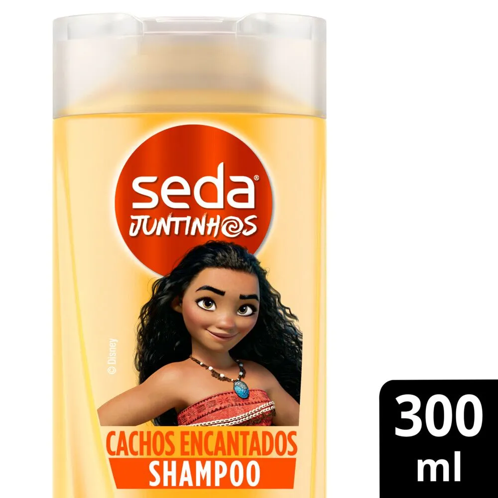 Shampoo Infantil Seda Juntinhos Moana Cachos Encantados +3 anos 300ml