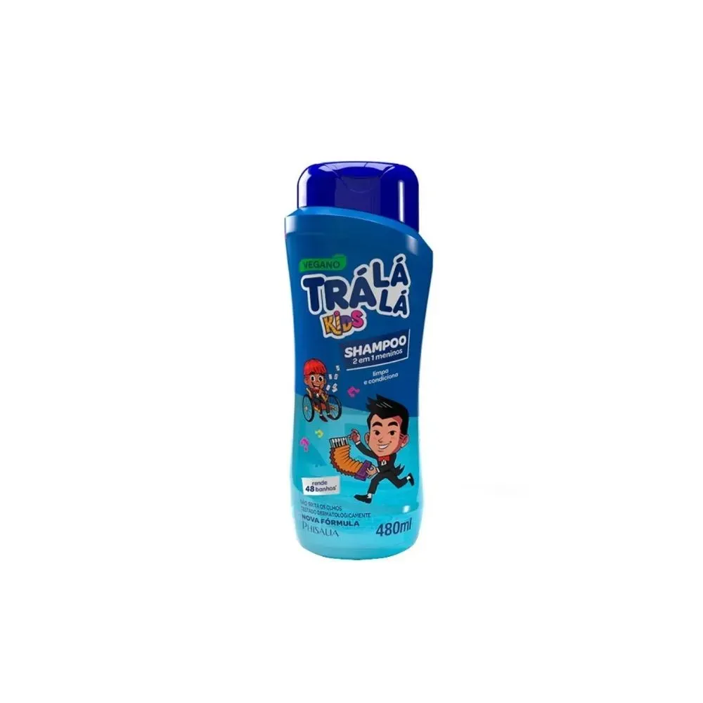 Shampoo Infantil Trá Lá Lá Kids 2 em 1 480ml