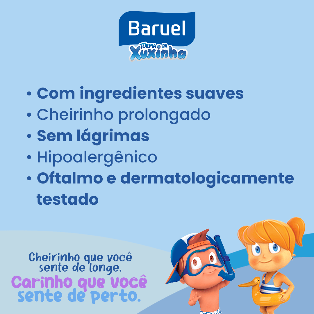 Shampoo Infantil Turma da Xuxinha Suave Sem Lágrimas 400ml — foto 2