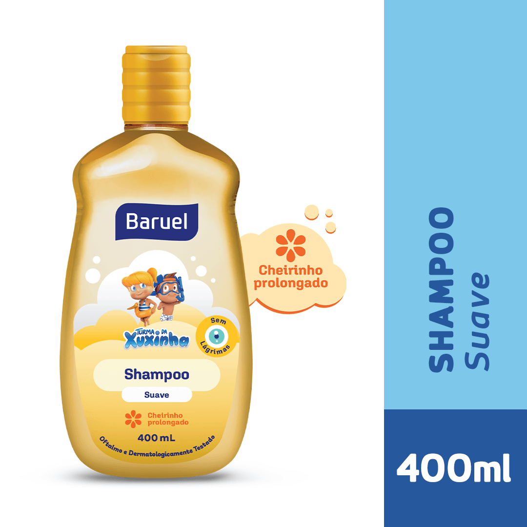 Shampoo Infantil Turma da Xuxinha Suave Sem Lágrimas 400ml