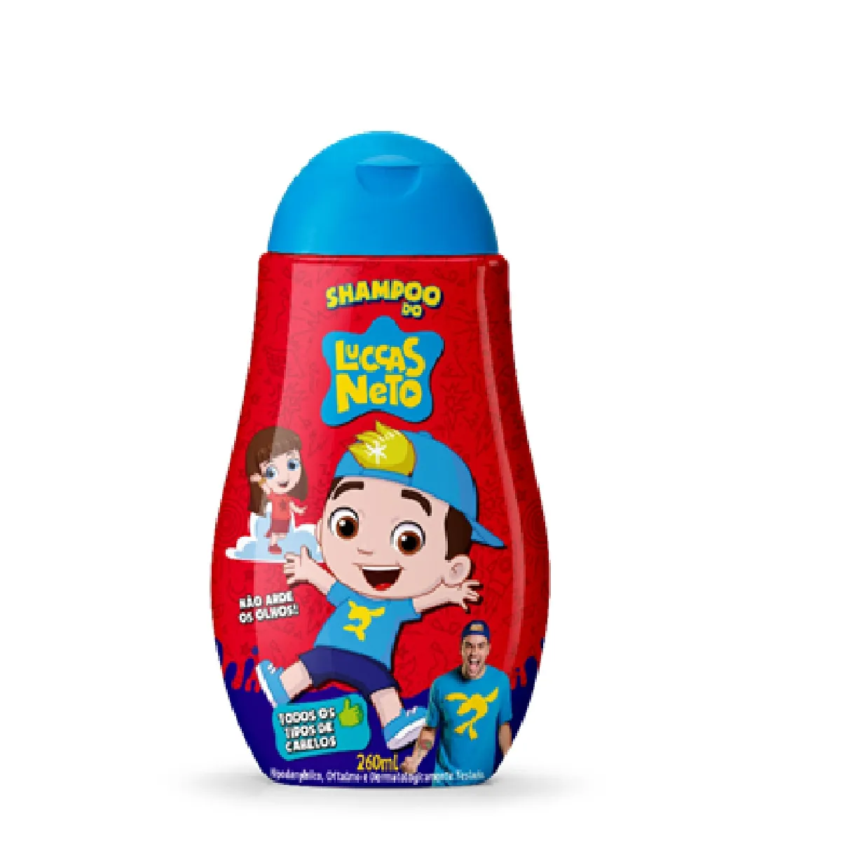 Shampoo Luccas Neto Todos Os Tipos De Cabelo 260ml
