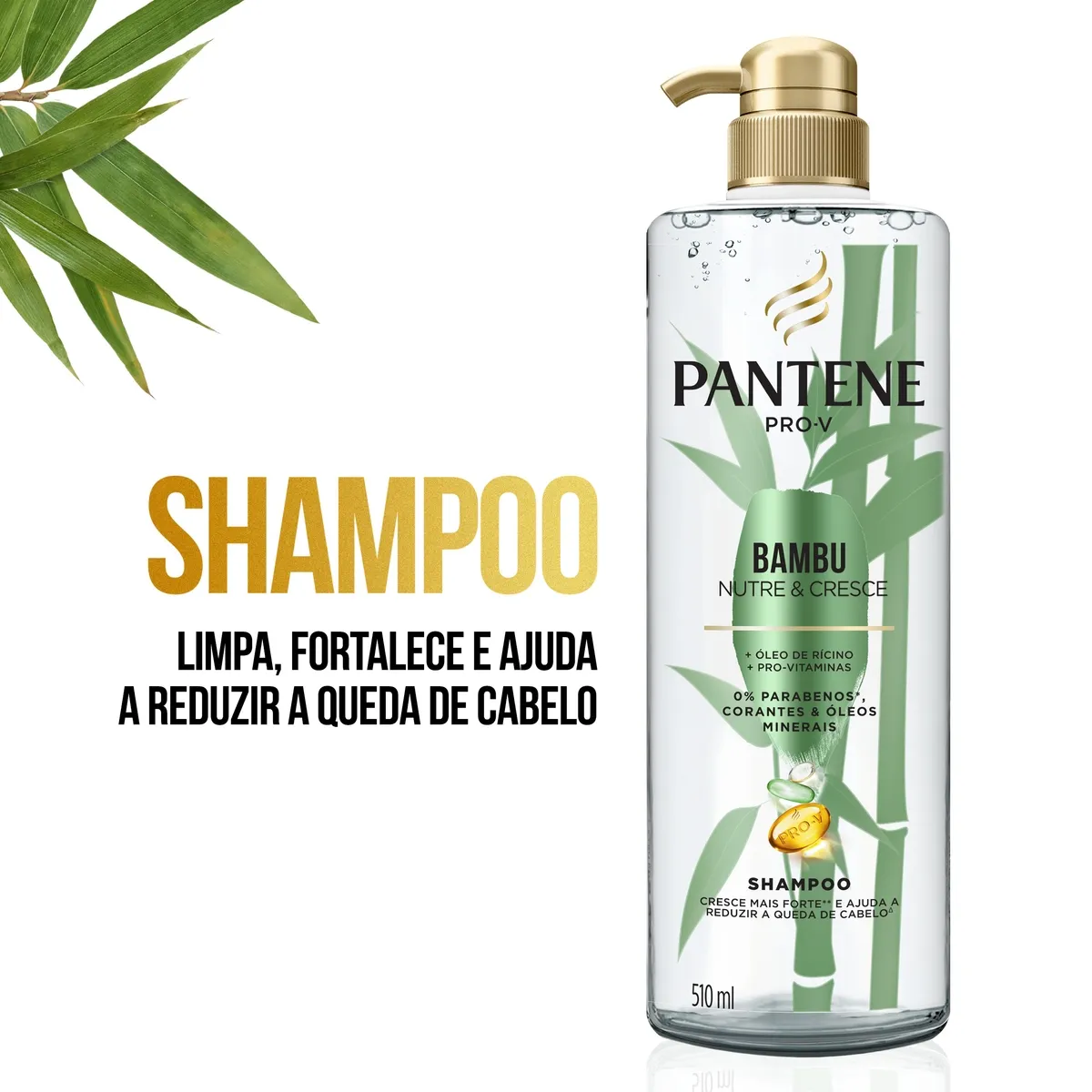 Shampoo Pantene Bambu Nutre Cresce 510ml — foto 2