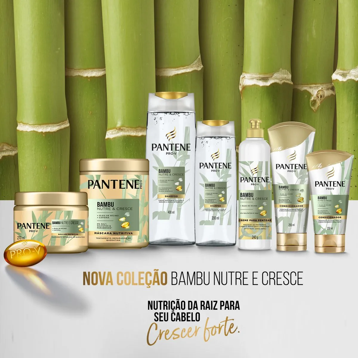 Shampoo Pantene Pro-V Bambu Nutre & Cresce 200ml — foto 9