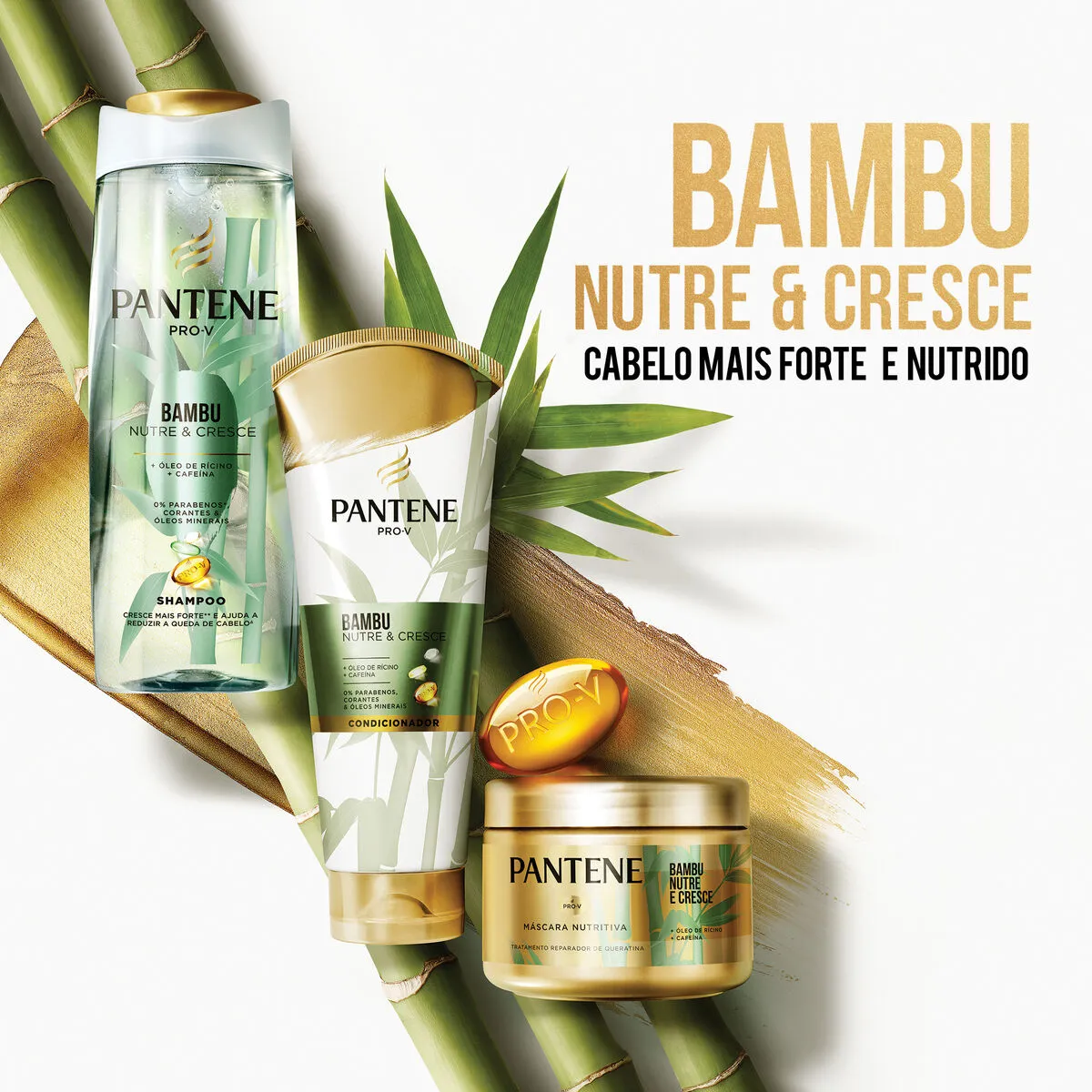 Shampoo Pantene Pro-V Bambu Nutre & Cresce 400ml — foto 6