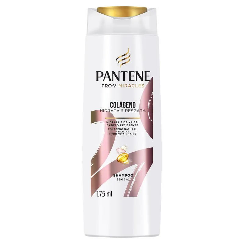 Shampoo Pantene Pro-V Colágeno Hidrata & Resgata 175ml — foto 3