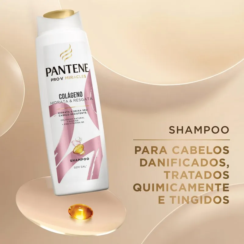 Shampoo Pantene Pro-V Colágeno Hidrata & Resgata 175ml — foto 4