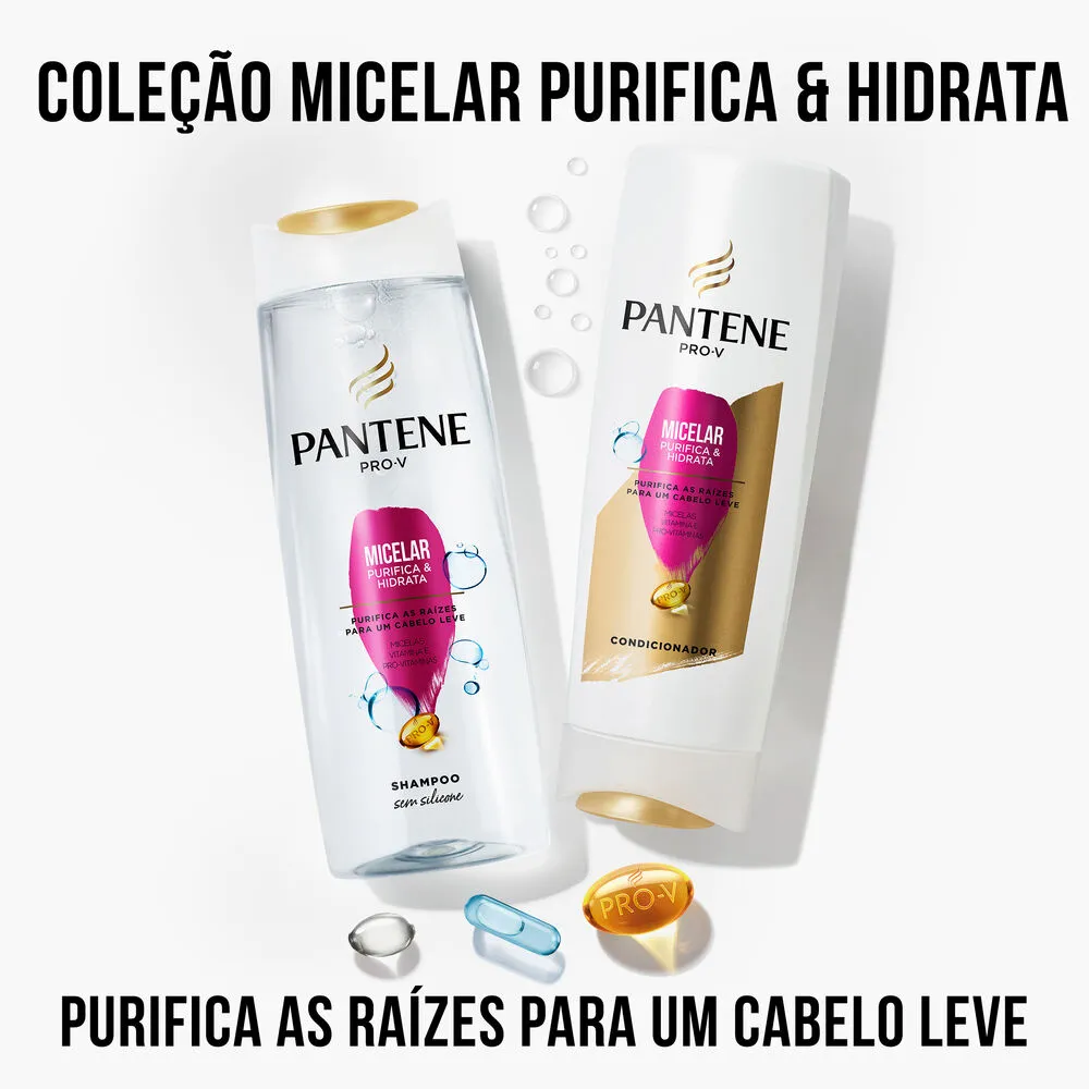 Shampoo Pantene Pro-V Micelar Purifica & Hidrata 400ml — foto 6