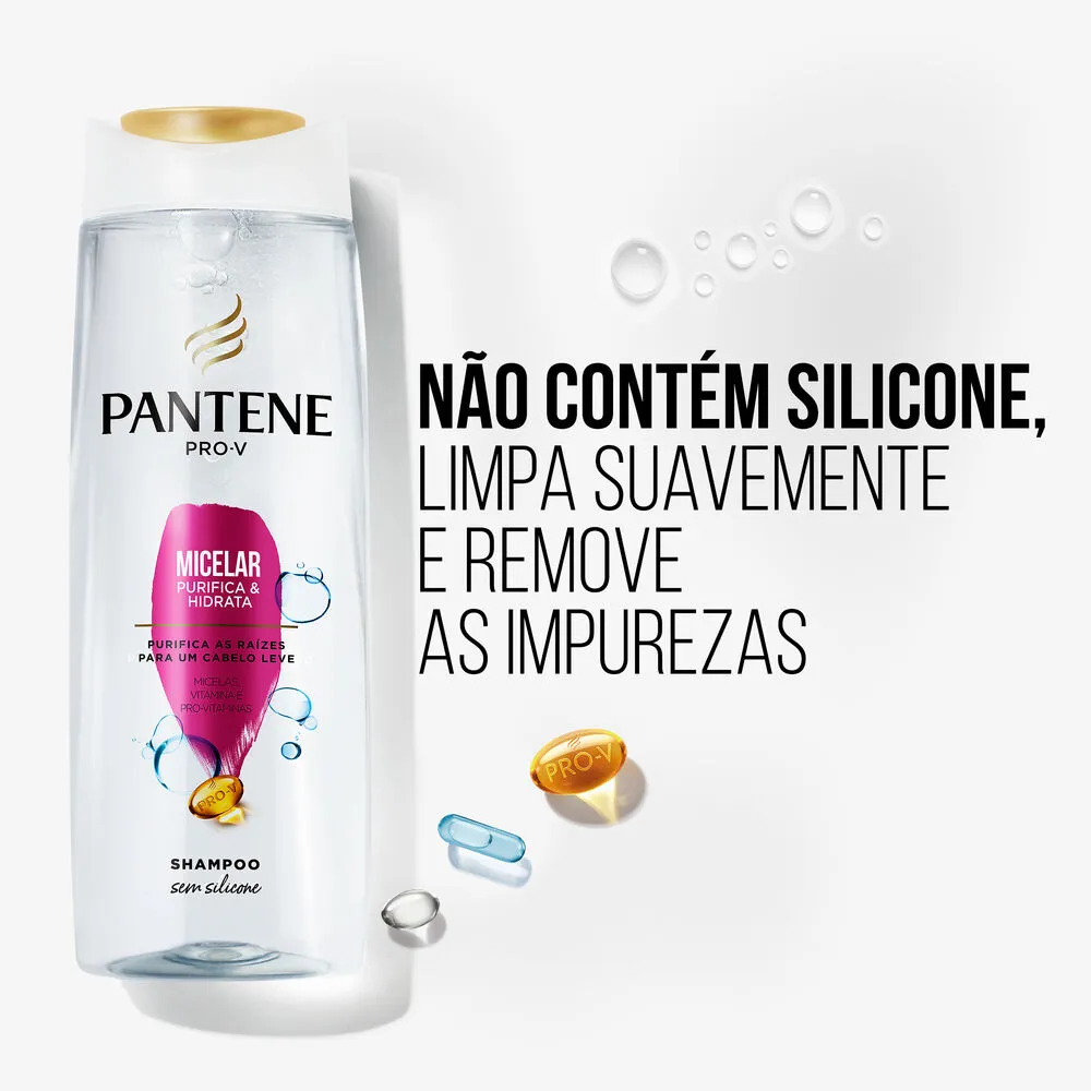 Shampoo Pantene Pro-V Micelar Purifica & Hidrata 400ml — foto 5