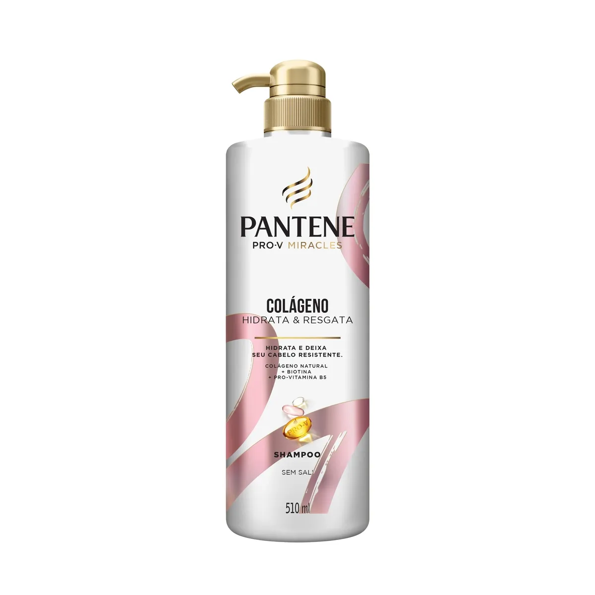 Shampoo Pantene Pro-V Miracles Colágeno Hidrata & Resgata 510ml — foto 8