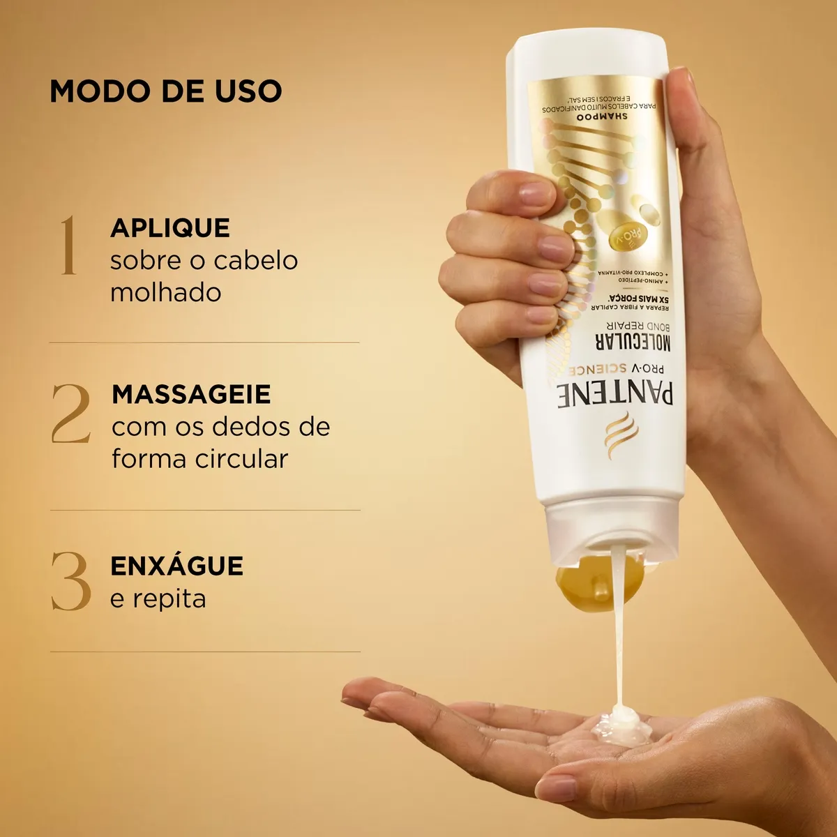Shampoo Pantene Pro-V Science Molecular Bond Repair Shampoo 175ml — foto 7