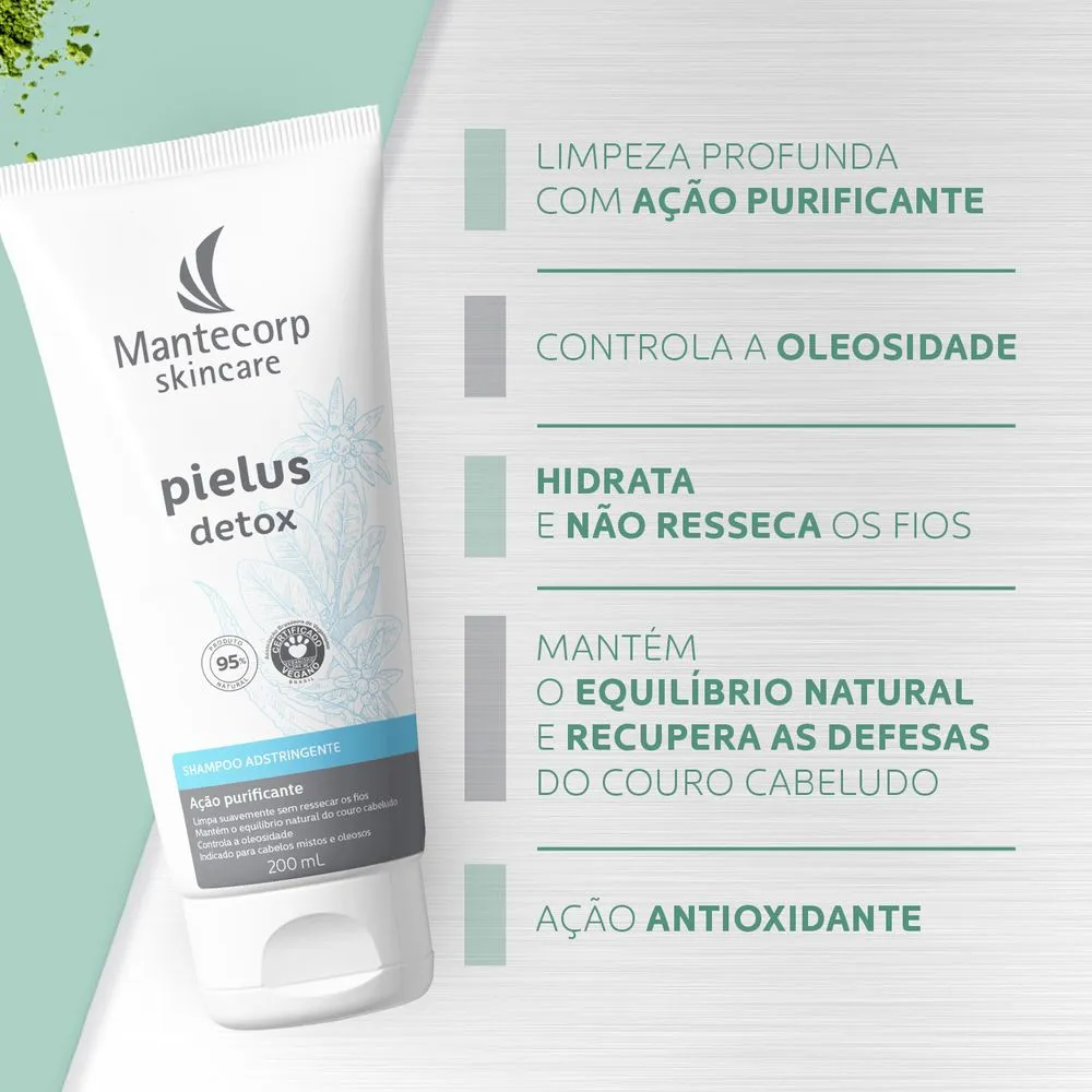 Shampoo Pielus Detox Adstringente 200ml — foto 3