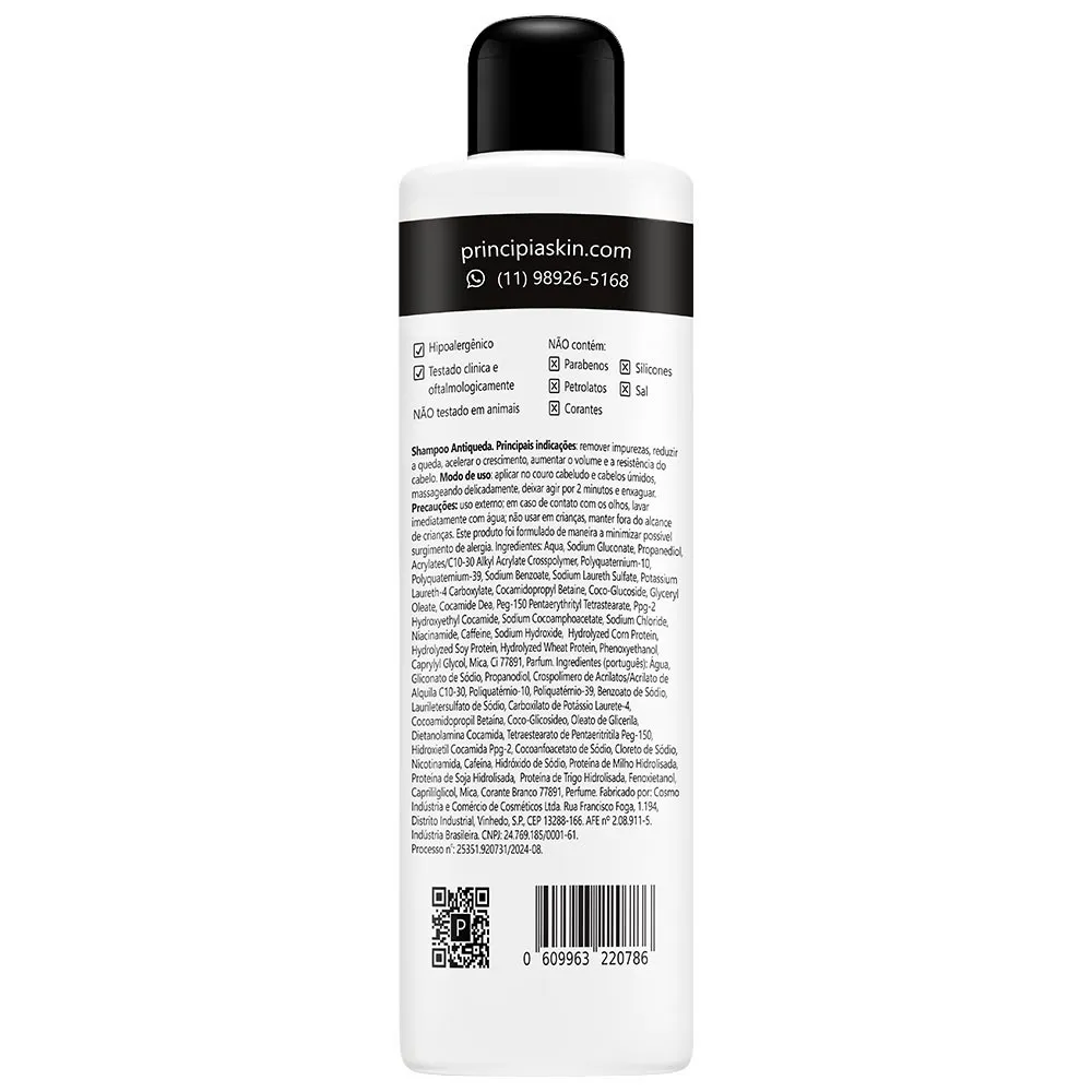Shampoo Principia AQ-01 Antiqueda 250ml — foto 3