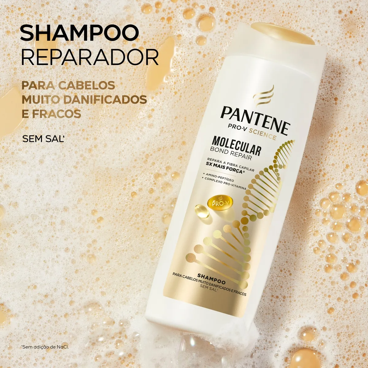 Shampoo Reparador Pantene Molecular Bond Repair 300ml — foto 4