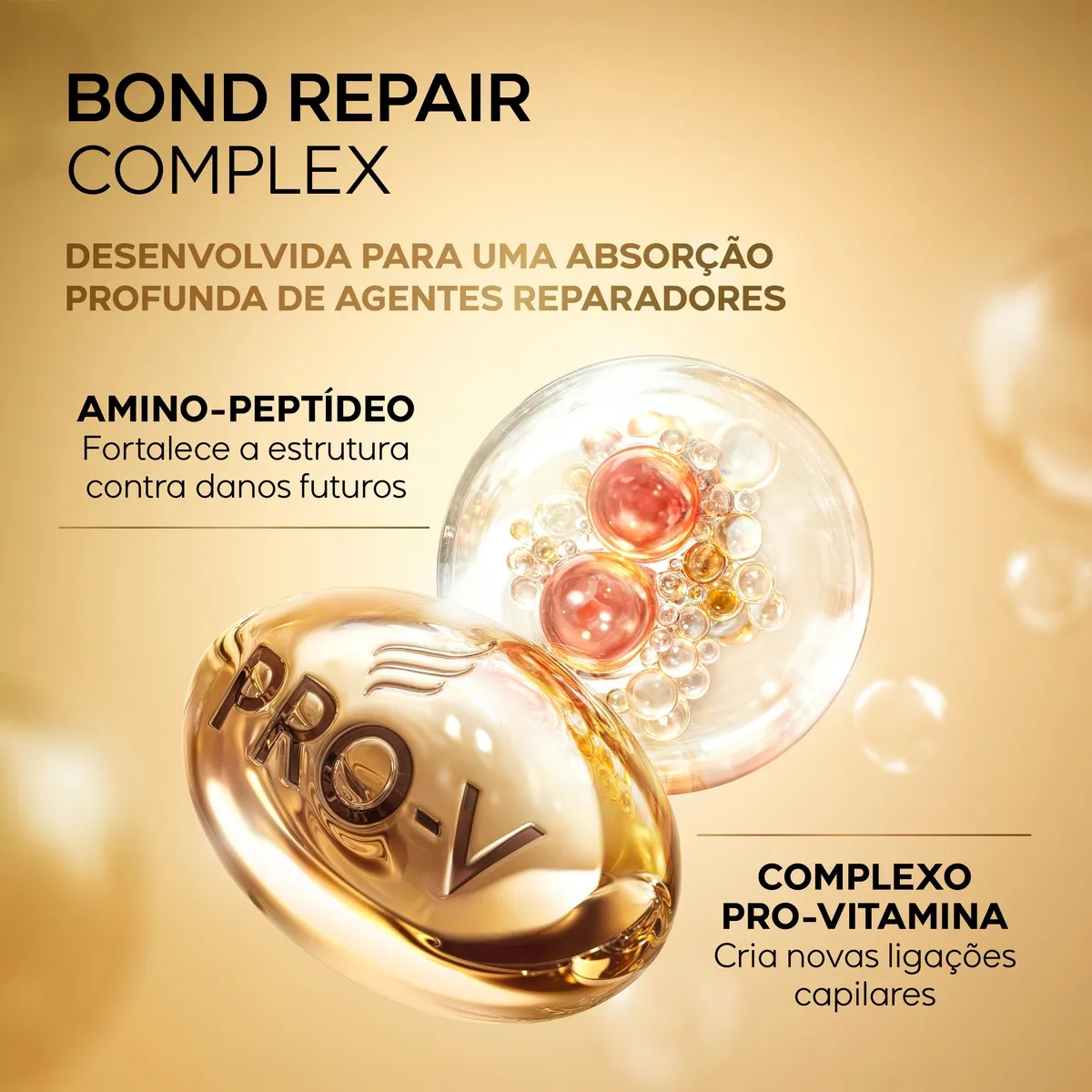 Shampoo Reparador Pantene Molecular Bond Repair 510ml — foto 3