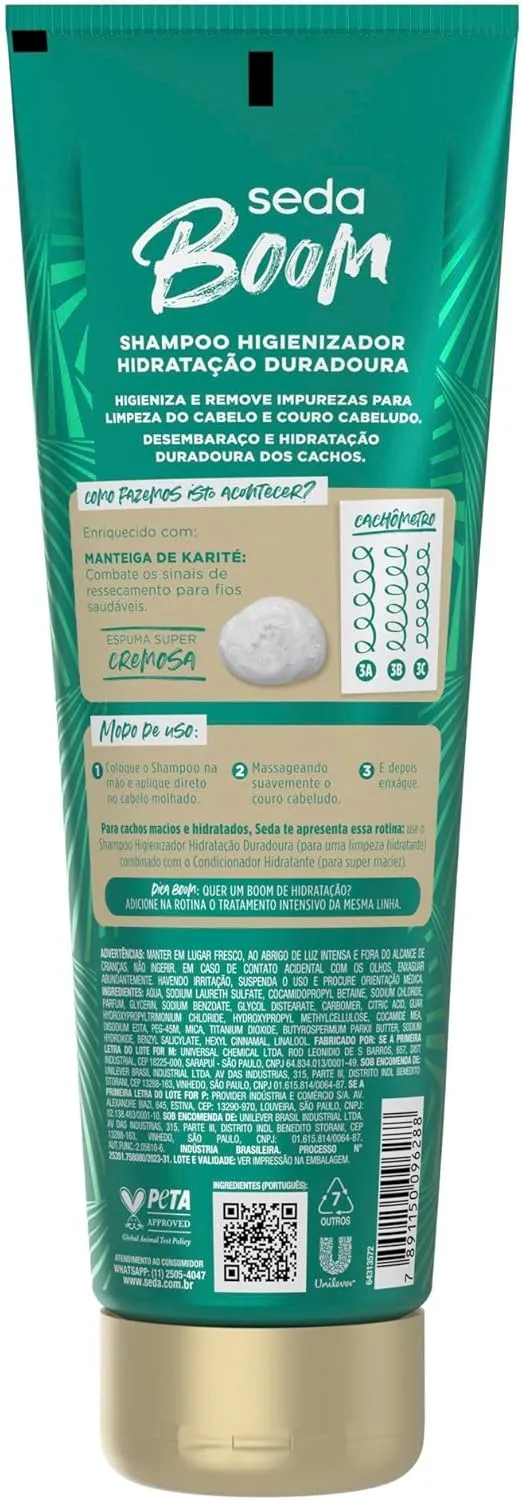 Shampoo Seda Boom Hidratação Ultradesembaraço 250ml — foto 3